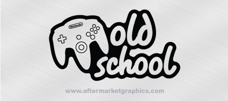 Nintendo N64 Old School Decal